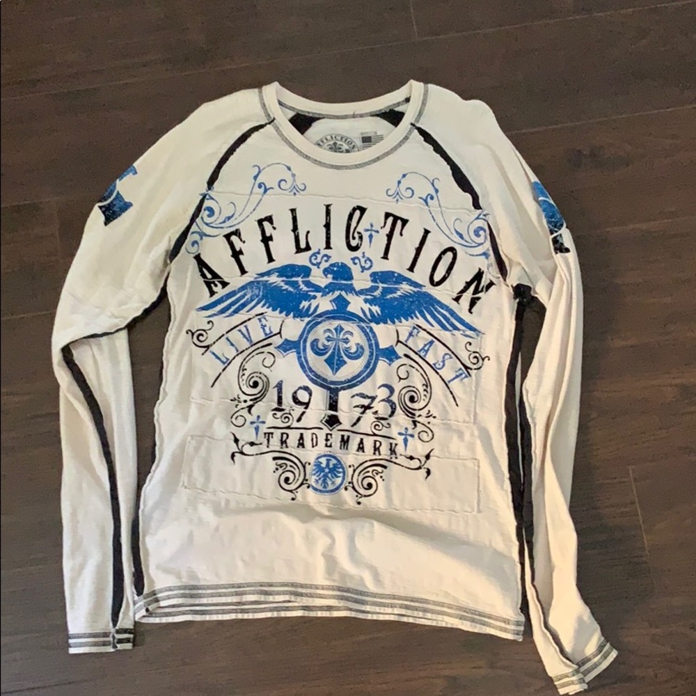 Affliction long sleeve shirt